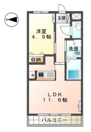 alaise（アレーズ）の間取り画像