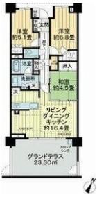 プラウド八事富士見の間取り画像