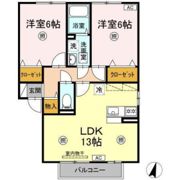 パストラーレ B棟の間取り画像