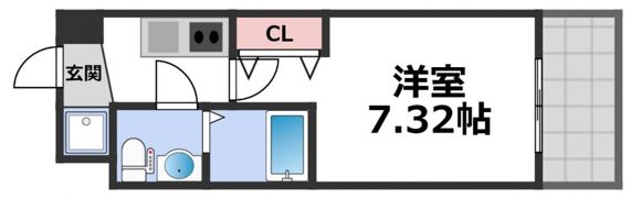 サムティ京橋Flussの間取り画像