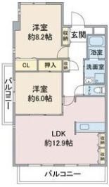 リアン東山の間取り画像