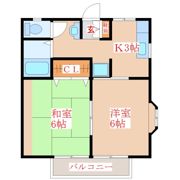 コーポ市速の間取り画像