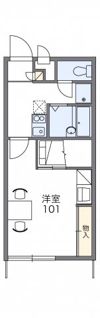 レオパレスニュータウンの間取り画像