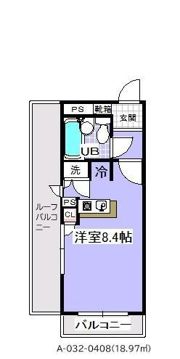 ローズガーデンA32番館（A－032）の間取り画像