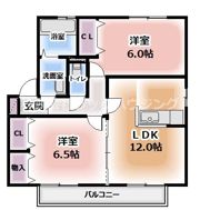 ラ・カーサ大池W棟の間取り画像