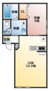 シャンテ経田Ⅰの間取り画像