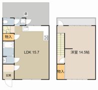 高柳2丁目貸家の間取り画像