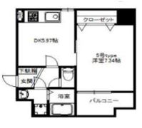 R SQUARE 東天満の間取り画像