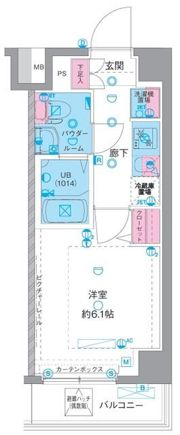 エストゥルース横浜吉野町Ⅱの間取り画像