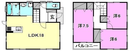 和気町一丁目芳野一戸建の間取り画像