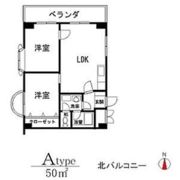 ビラ小松の間取り画像