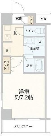 エスコート横浜関内の間取り画像
