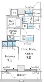 オープンブルーム横浜の間取り画像