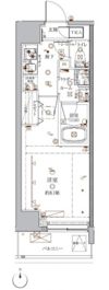 クレイシア入谷の間取り画像