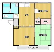 香松園ハウスIの間取り画像