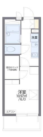 レオパレス千林の間取り画像