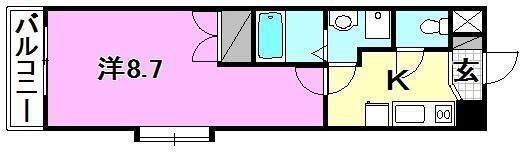 メトロコア西市駅の間取り画像