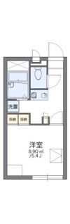 レオパレスドリーム田中21の間取り画像