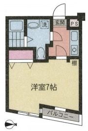 グエル・サカエ羽根木の間取り画像