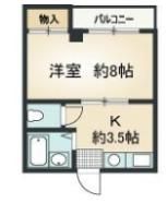 ロイヤル天王寺南の間取り画像