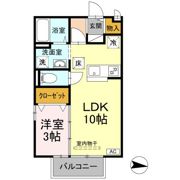 モナリエ西条の間取り画像