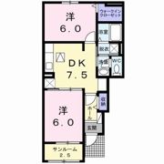 クレールⅡ Bの間取り画像