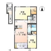 北方町中島字東郷新築APの間取り画像