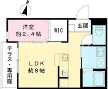 リアフラッツ香里園NORTHの間取り画像