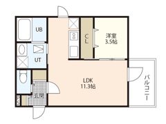 Plume翠町の間取り画像