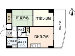 グランディール三篠の間取り画像