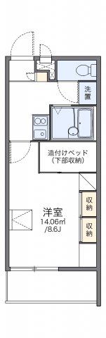 レオパレスコンフォール石橋Aの間取り画像