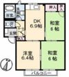 フレグランス中井 B棟の間取り画像