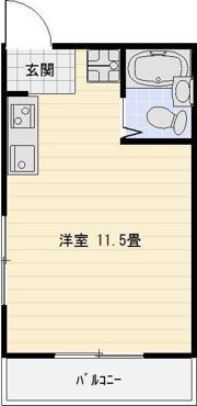 PERAコーポの間取り画像
