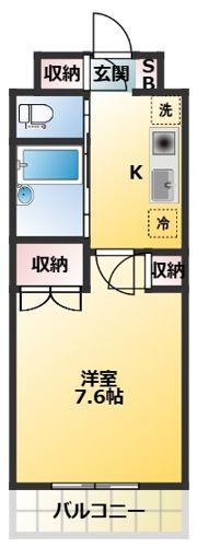 アーツ芝浦の間取り画像