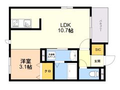 ラシックランテ若葉台西の間取り画像