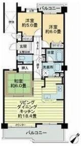 ライオンズガーデンヒルズ富士見台壱番館の間取り画像