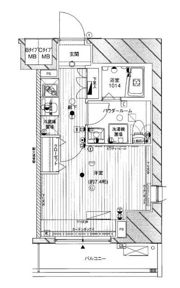 メインステージ田端の間取り画像