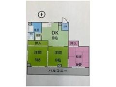 ララトップ本山Aの間取り画像