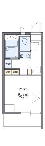レオパレス438の間取り画像