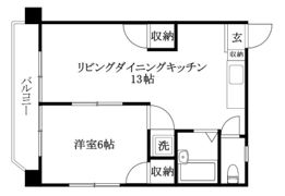 マリンハイツの間取り画像