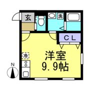 ベルセ常滑Ⅲの間取り画像