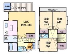 T邸貸家の間取り画像