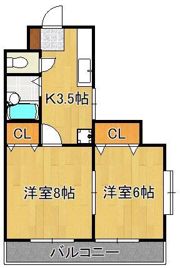 シャトレ幸神IIの間取り画像