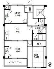 ベルメゾンの間取り画像