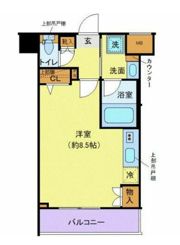クレヴィスタ押上の間取り画像