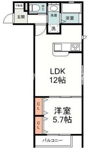 CREST鷹匠の間取り画像