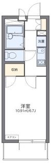 レオパレスフジニューコートの間取り画像