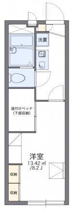 レオパレスコラボレートの間取り画像