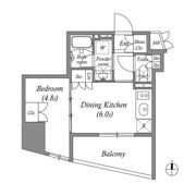 nido蔵前Avenueの間取り画像