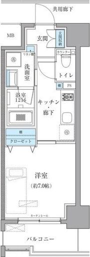TENAS今池の間取り画像